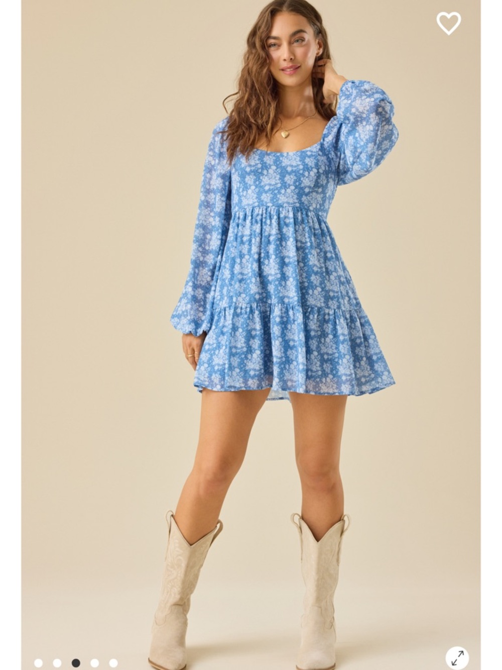 Altar'd State Dress, Sheila Floral Mini Dress - Picture 3 of 5